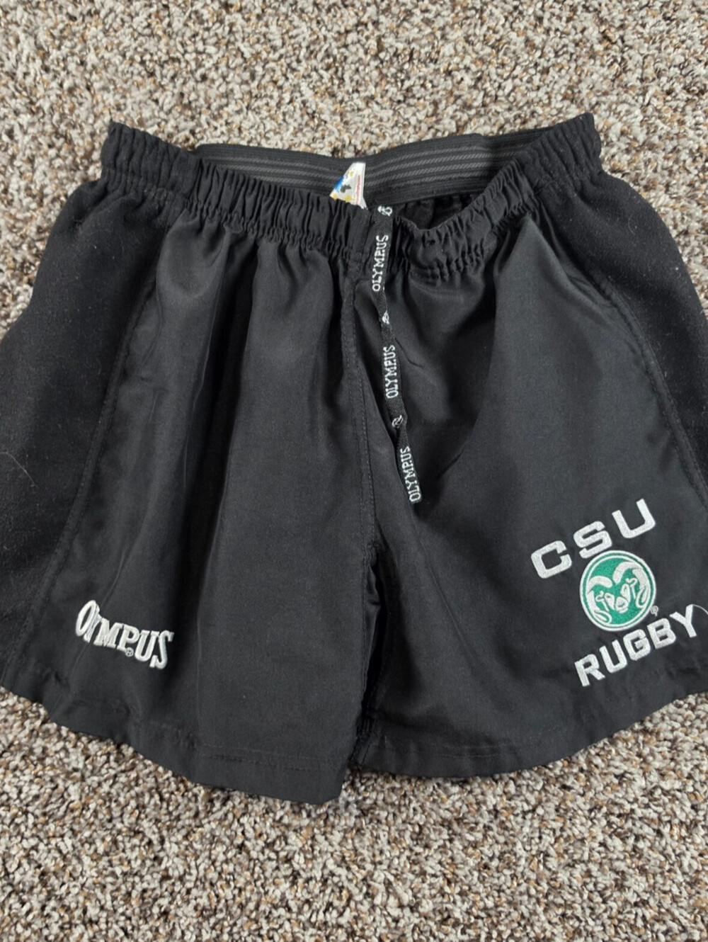 Olympus Mens Sz XL Rugby Athletic Shorts CSU Rams Colorado State